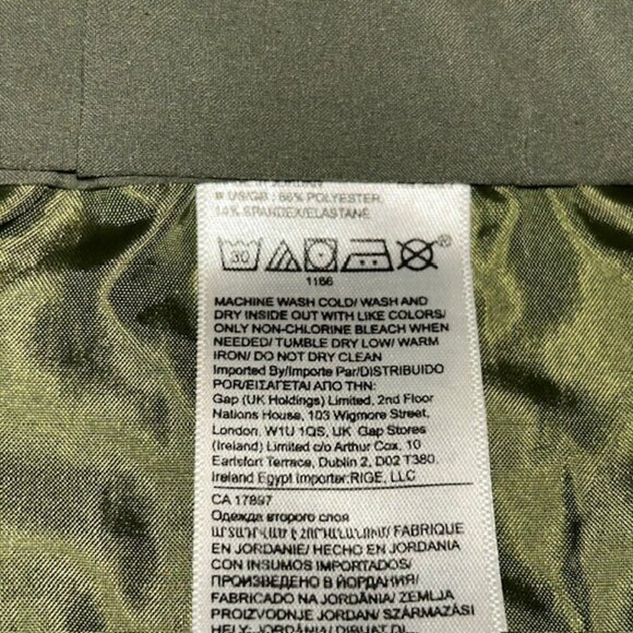 Banana Republic Womens L Cargo Jogger Pants Green Utility Army Military - Picture 2 of 5